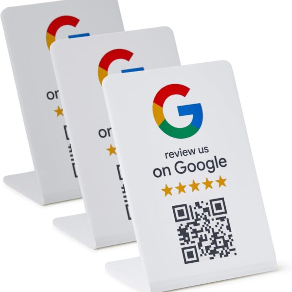 Google Review QR Plate (Customizable)