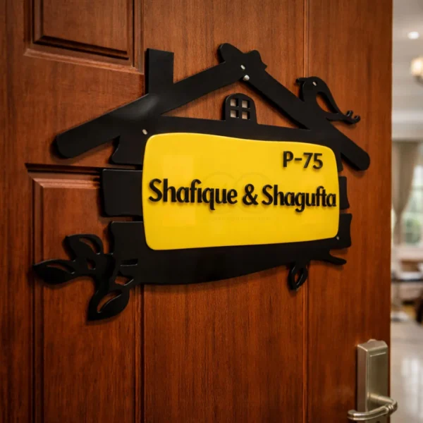 Personalized Name Plate for Home