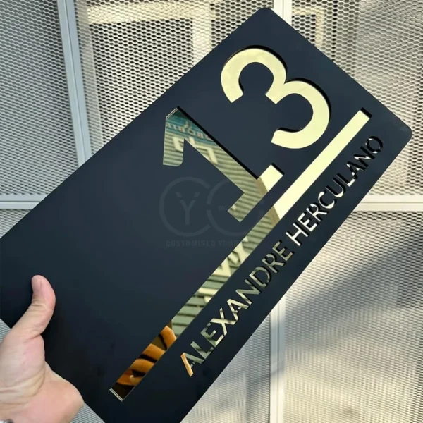Acrylic Home Name Plate